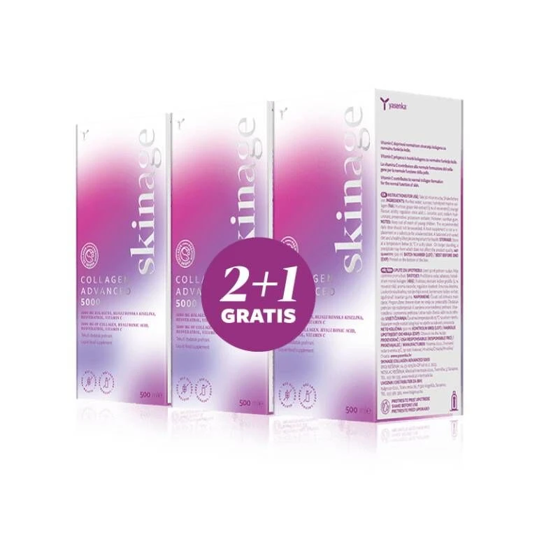 A - yasenka advanced skinage collagen 5000 2 plus 1 gratis