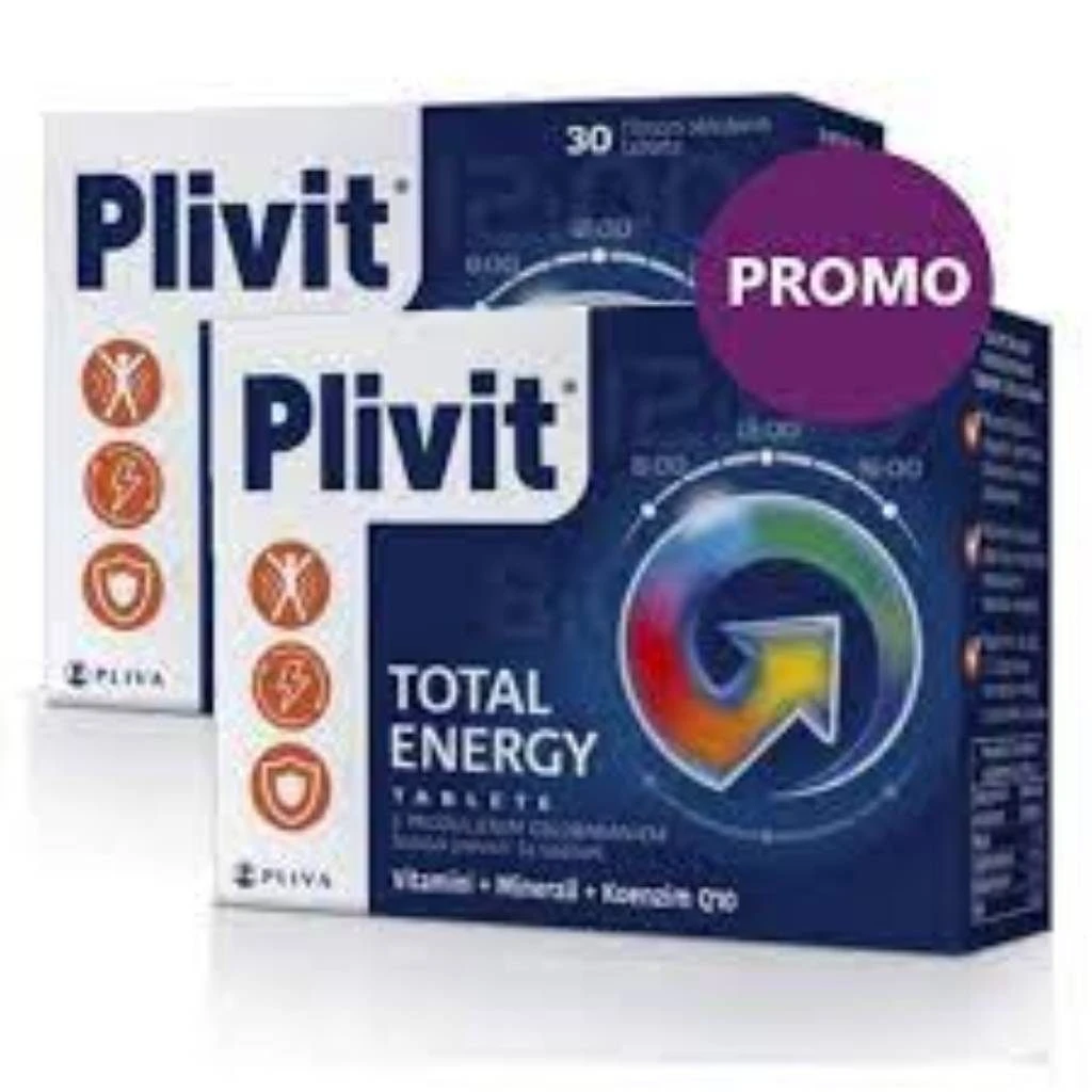 Plivit total energy 2x30 tableta promo