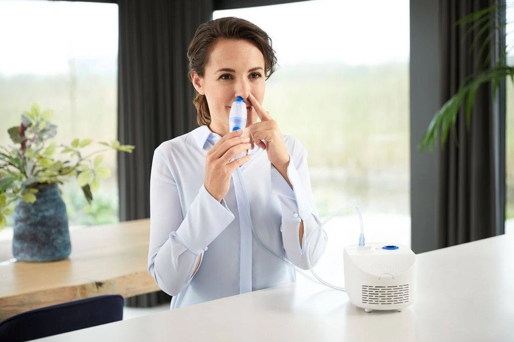 Omron C102 Total inhalator + nosni tuš