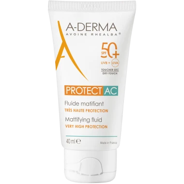 Aderma protect ac mat fluid spf50+ 40ml