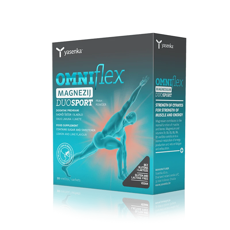 A yasenka omniflex magnezij duo sport vrećice 20x2,5g