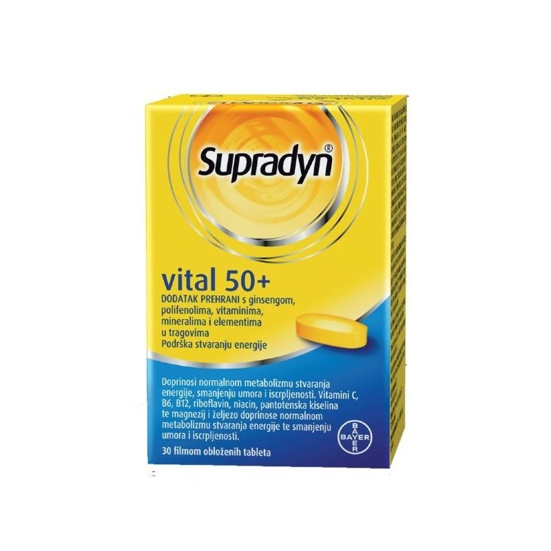 Supradyn vital 50+ tablete a30