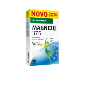Dietpharm magnezij 375 šumeće tablete - 30kom