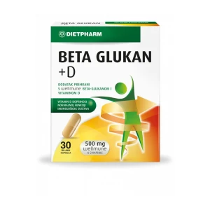 Dietpharm beta glukan+ vitamin d kapsule a30
