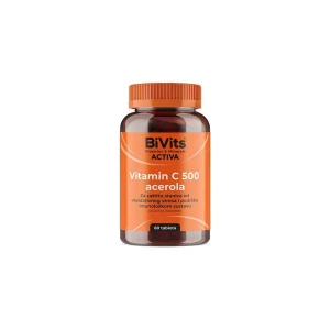 Bivits activa vitamin c 500 acerola tbl 60 kom