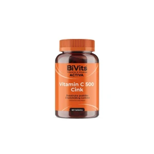 Bivits activa vitamin c 500 cink tbl 60 kom 