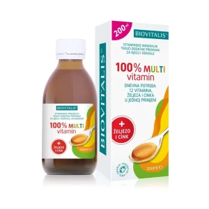 Biovitalis 100% multivitamin sirup 200 ml