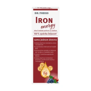 Dr.theiss iron energy tekući dodatak prehrani 250 ml 