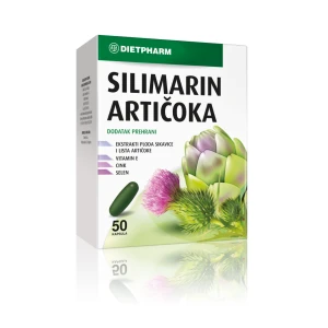 Dietpharm silimarin+artičoka kapsule 50 kom