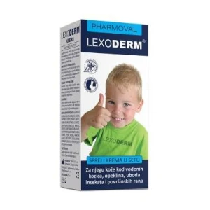 Lexoderm set (sprej+krema)
