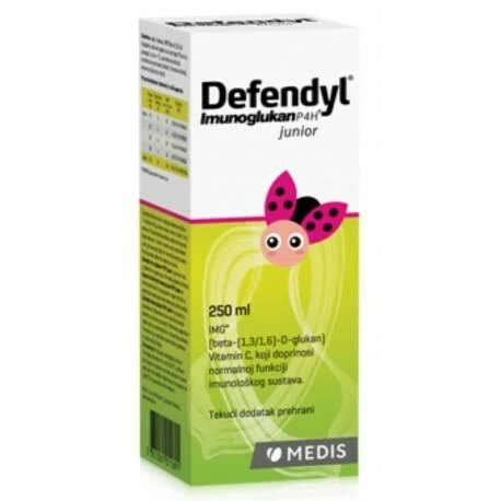 Defendyl imunoglukan p4h junior 250 ml
