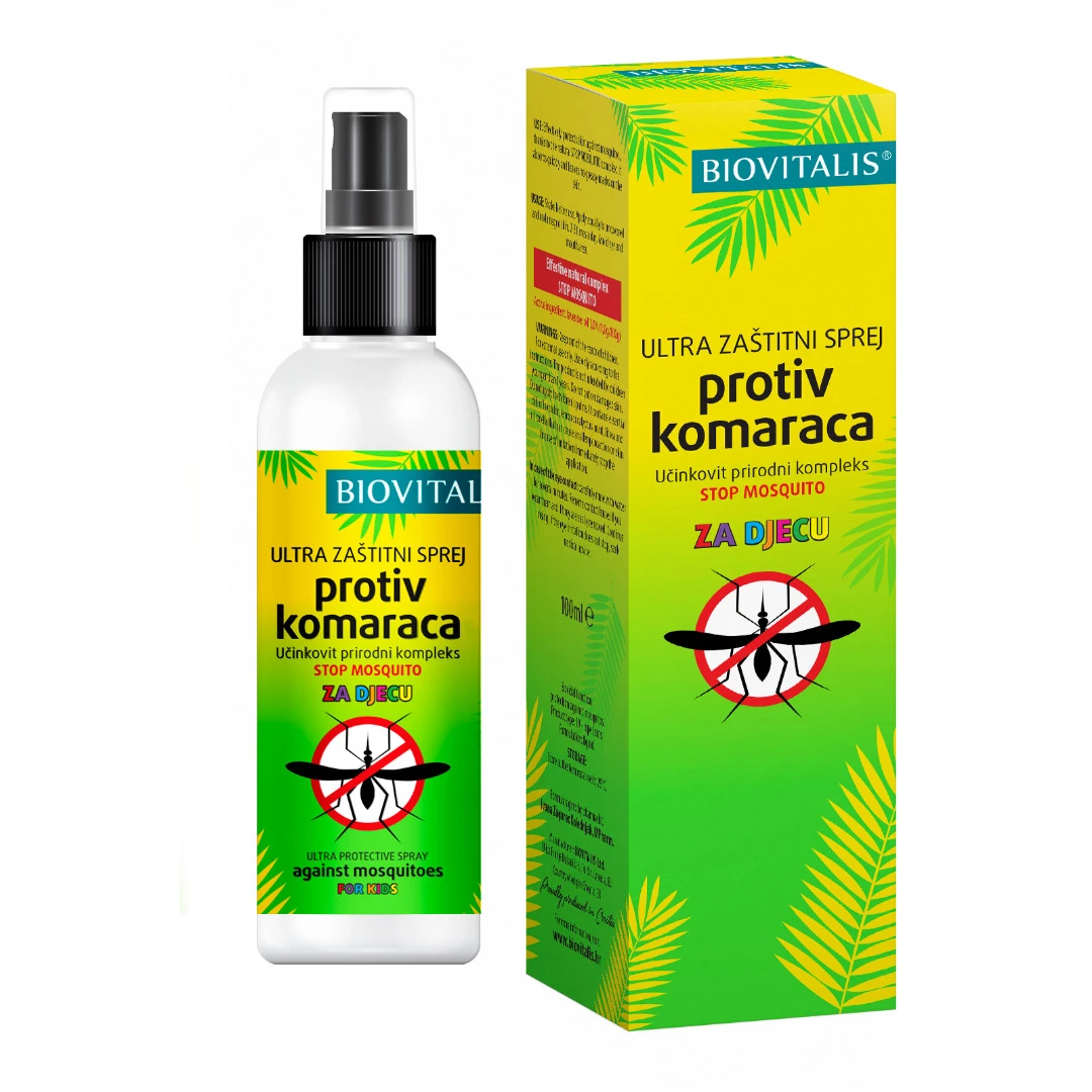 Biovitalis ultra zaštitni sprej protiv komaraca za djecu 100ml