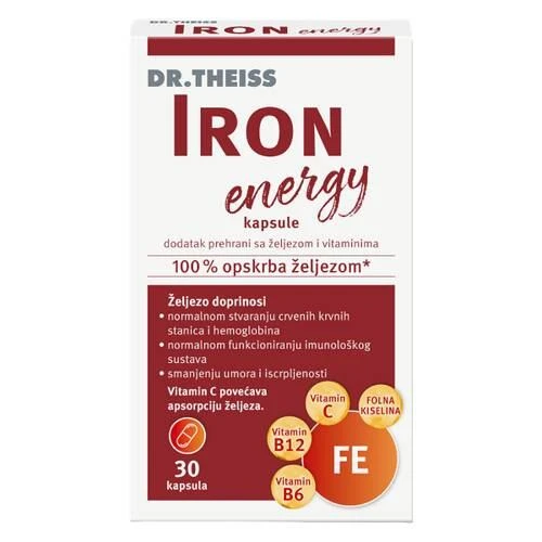 Dr.theiss iron energy 30 kapsula
