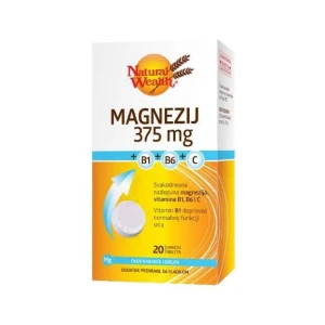 Natural wealth magnezij 375 mg šumeće tablete