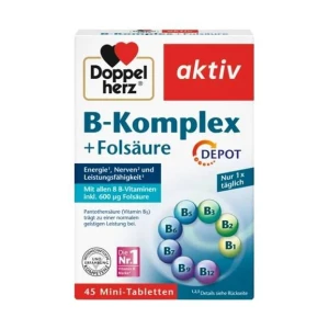Doppelherz aktiv b-kompleks+folna kiselina, depo tbl a45