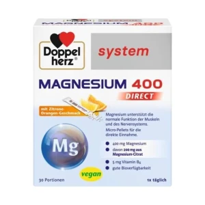 Doppelherz system magnezij 400 direkt vrećice a30