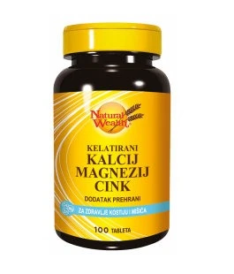 Natural wealth ca-mg-zn 100 tableta