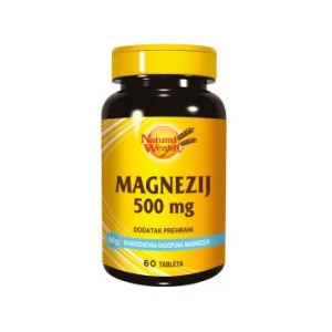 Natural wealth magnezij 500mg 60 tableta