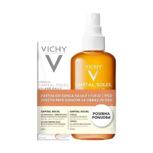 Vichy capital soleil uv-age daily fluid spf50 40ml promo