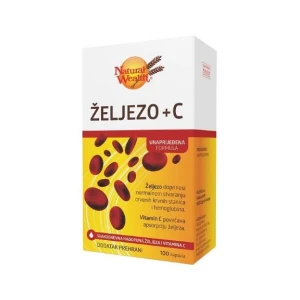 Natural wealth željezo + vitamin c 90 tableta
