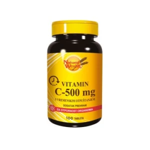 Natural wealth vitamin c 500mg 100 tableta
