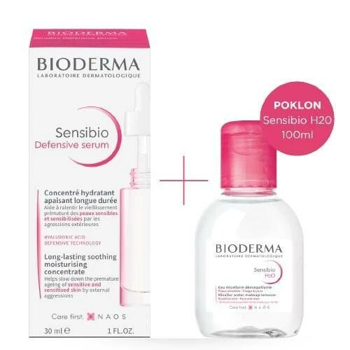 Bioderma sensibio defensive serum & sensibio micelarna 100ml promo