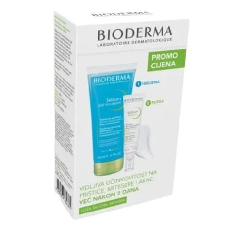 Bioderma sebium kerato+ gel-krema 30ml+ bdm sebium pjenušavi gel 200ml