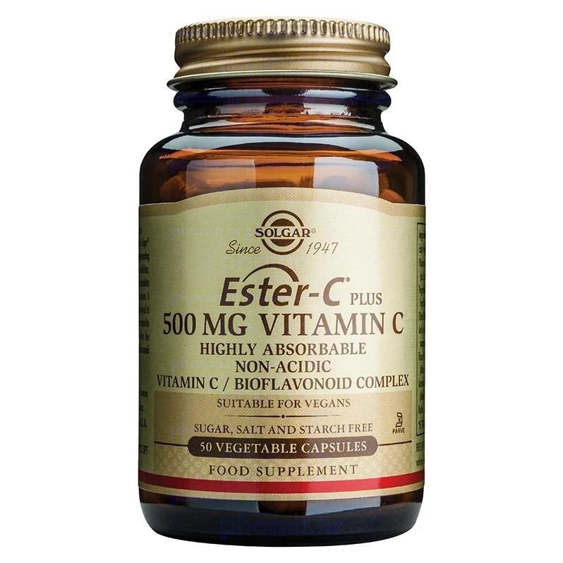 Solgar ester c plus 500 mg 50 kapsula