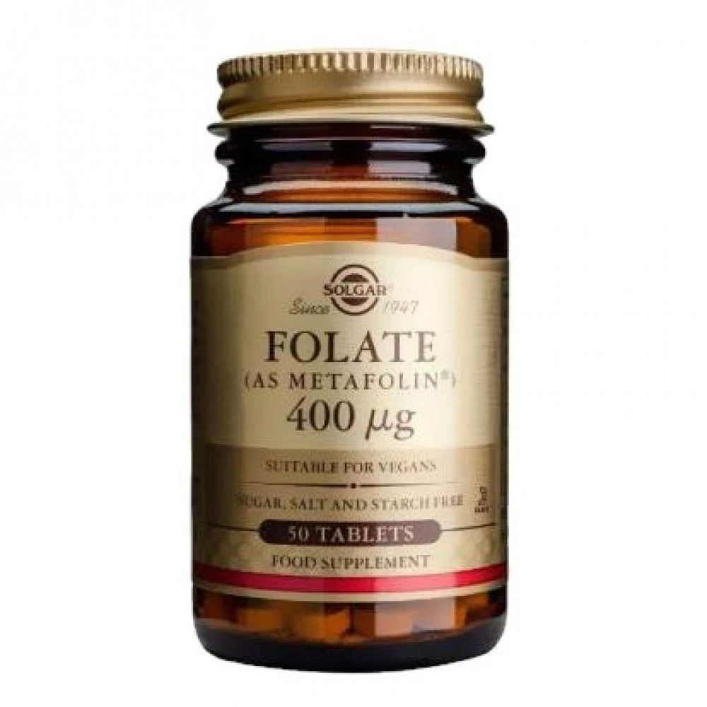 Solgar folat 400mcg 50 tableta