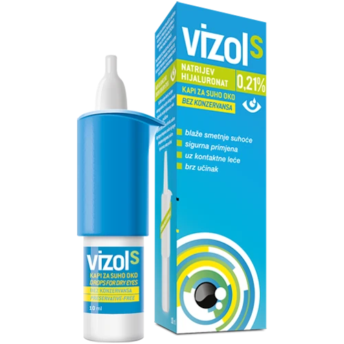 Vizol s 0,21% kapi za oči 10ml