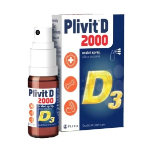 Plivit d 2000 oralni sprej 10ml