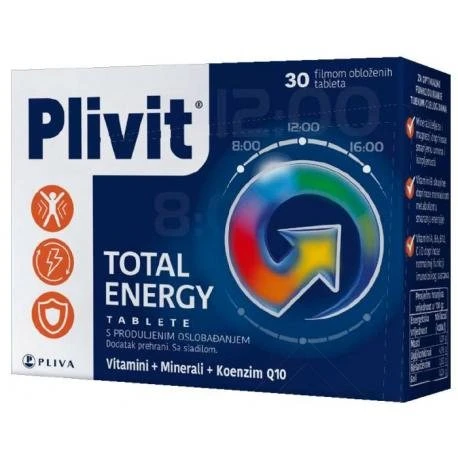 Plivit total energy 30 tableta