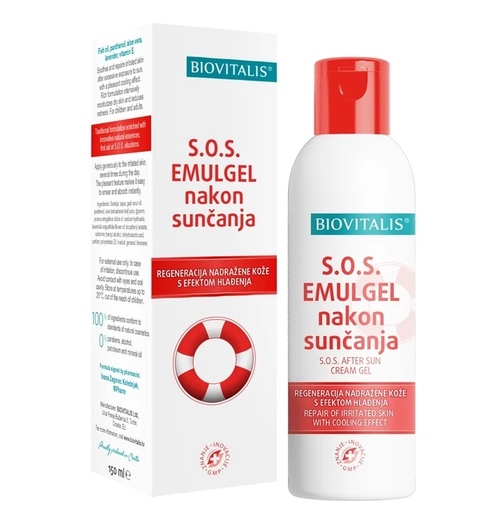 Biovitalis sos emulgel nakon sunčanja 150ml