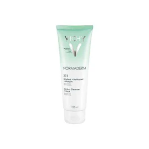 Vichy normaderm 3u1 piling, maska i krema za čišćenje lica 125ml