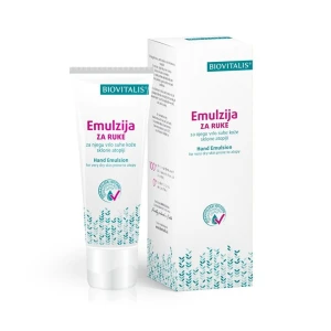 Biovitalis emulzija za ruke za njegu vrlo suhe kože sklone atopiji 75 ml