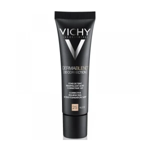 Vichy dermablend 3d tekući puder nijansa 25 nude 30ml